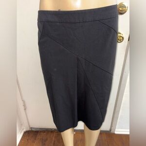 Adrienne Vittadini Black Skirt Size 10 Office Business